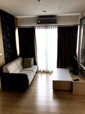 Condos for rent : For rent, The Parkland Srinakarin Lakeside, 1 bedroom, 16th floor, Building 1, near Lasalle Square Shopping Center.
