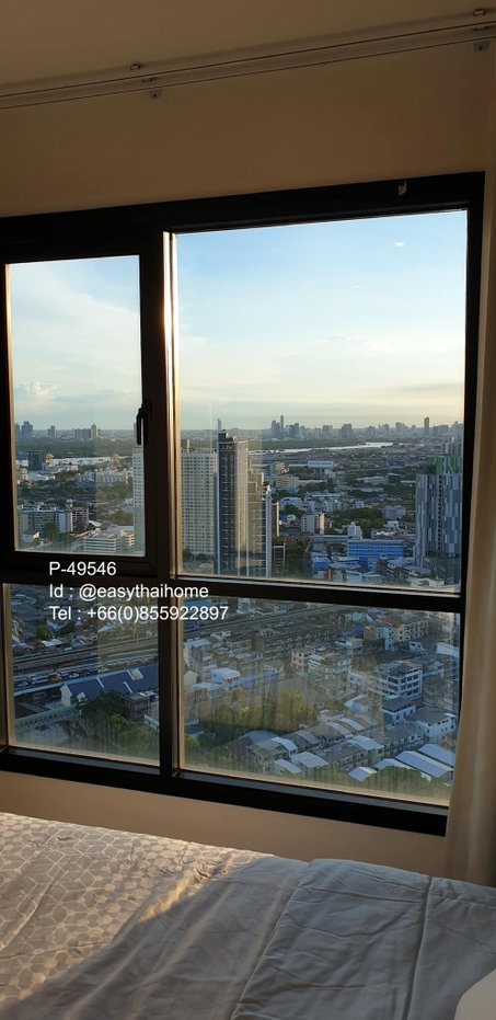 รูป P-49546 วิวเมืองสวย! The Base Park West 77 - 1 ห้องนอน ใกล้ Habito Mall - 15,000 บาท | Line Id: @easythaihome | 085-592-2897 - รูปที่ 4/7