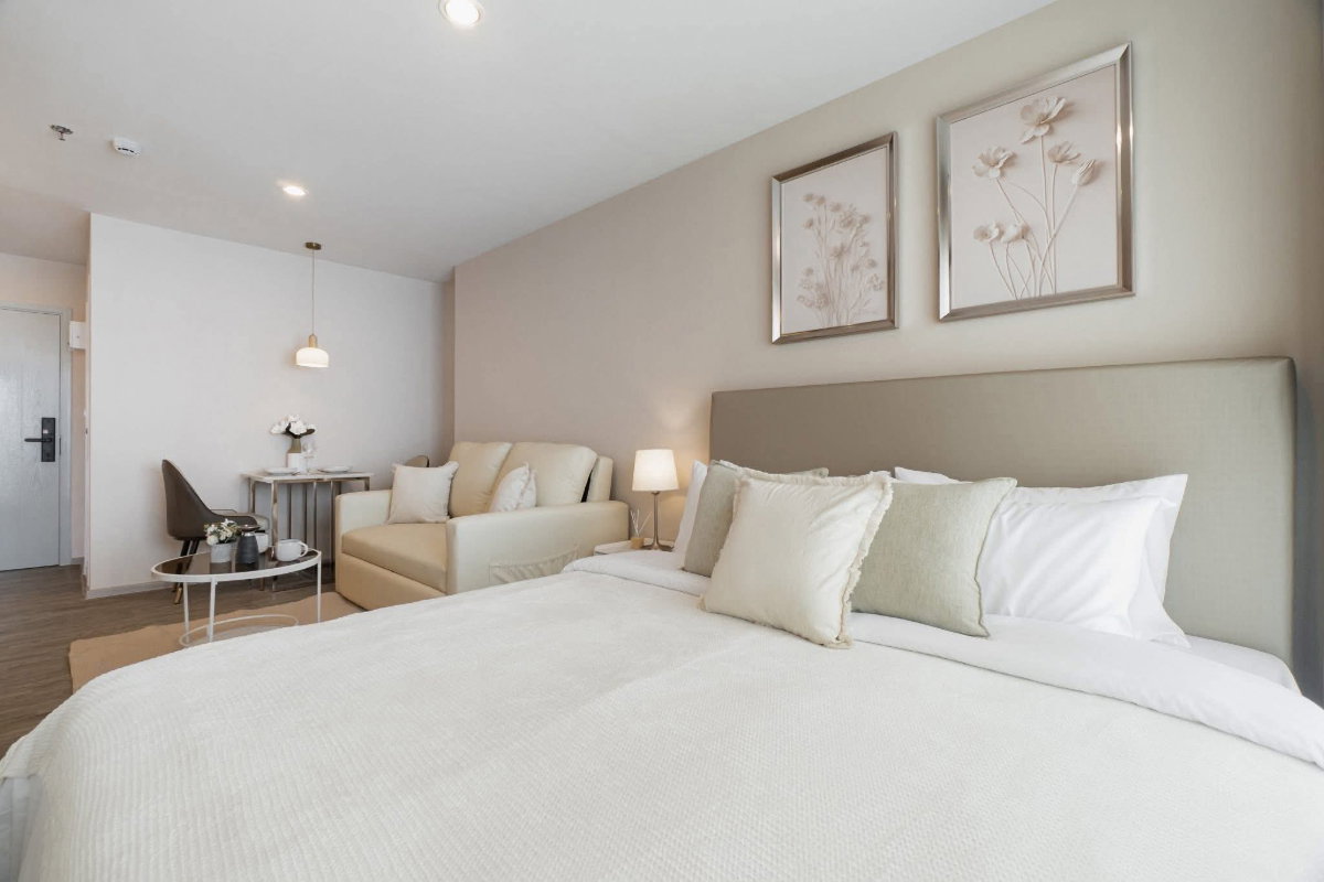 รูป ให้เช่าคอนโด Regent Home บางนา ห้องใหม่มือหนึ่ง วิวแม่น้ำเจ้าพระยา ชั้นสูง ใกล้ BTS บางนา - รูปที่ 5/10