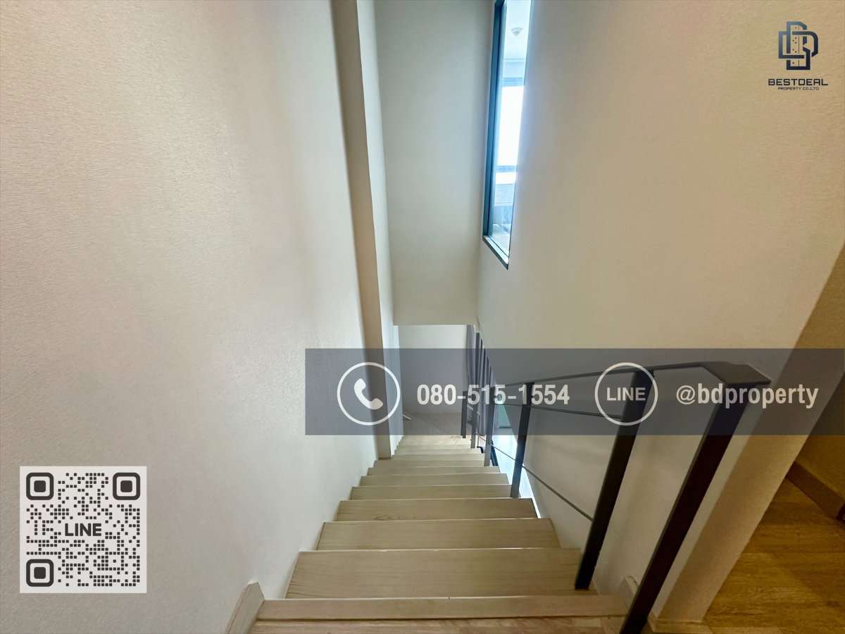 รูป Bestdeal ให้ด่วน!!! Duplex 1 Bed ราคา 18,000 บาท/เดือน  เฟอร์นิเจอร์และเครื่องใช้ไฟฟ้าครบพร้อมเข้าอยู่   ใกล้MRTและเซ็นทรัลพระราม 9 เพียง 80 ม. - รูปที่ 12/20