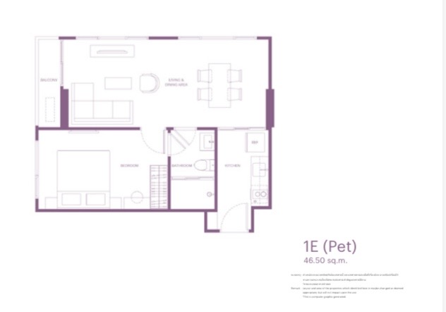 รูป Love Charoen Nakhon 1 bedroom, for sale - รูปที่ 6/25