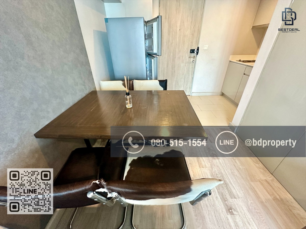 รูป Bestdeal ให้ด่วน!!! Duplex 1 Bed ราคา 18,000 บาท/เดือน  เฟอร์นิเจอร์และเครื่องใช้ไฟฟ้าครบพร้อมเข้าอยู่   ใกล้MRTและเซ็นทรัลพระราม 9 เพียง 80 ม. - รูปที่ 13/20