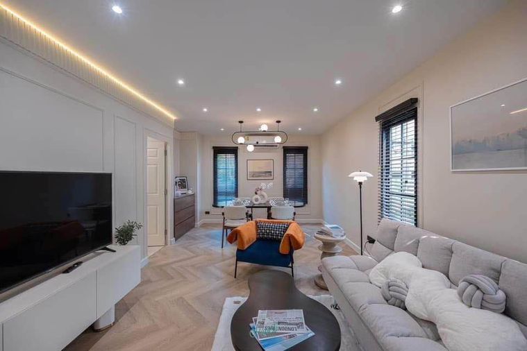 บ้านพร้อมเข้าอยู่ Contemporary Modern House แต่งเฟอร์ครบ ท่าวังตาลสารภี  46,500 บ/เดือน 