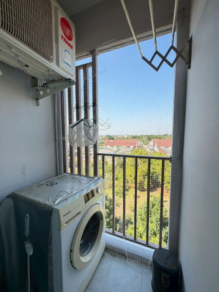 รูป เช่า D condo Ping ติดเซ็นเฟส 30 ตรม. 10,000 บาท / เดือน พร้อมเข้าอยู่  - รูปที่ 7/8
