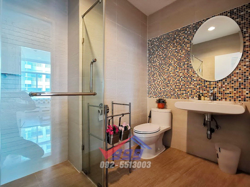 รูป 🏙️ ให้เช่าคอนโด - 3 ห้องนอน ห้องกว้างโปร่งโล่ง รู้สึกสบายไม่อึดอึด ตกแต่งครบ ห้องมุมเป็นส่วนตัว (F121912) - รูปที่ 15/37