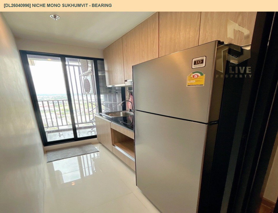 รูป DL26040996 ให้เช่าคอนโด นิช โมโน สุขุมวิท - แบริ่ง (Niche Mono Sukhumvit - Bearing) ใกล้ BTS แบริ่ง พร้อมเข้าอยู่ โทรด่วน 0653619502 LineID @897iyzll - รูปที่ 6/9