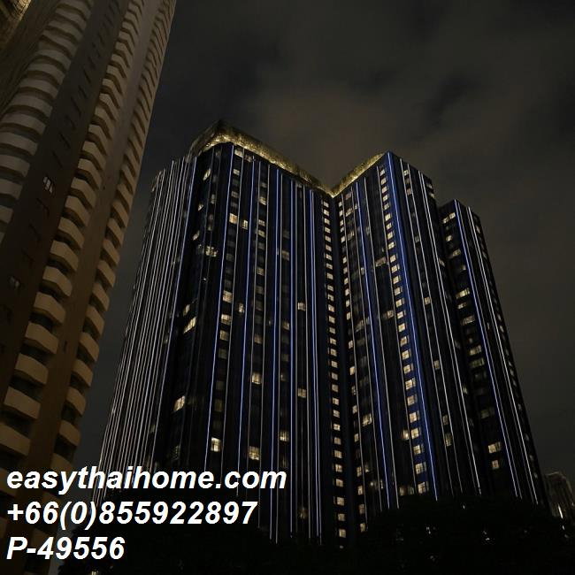 รูป P-49556 วิทยุคอมเพล็กซ์ วิวเมืองสวย! 3 นอน 45,000 บาท ใกล้ CBD | Line Id: @easythaihome | 085-592-2897 - รูปที่ 9/12