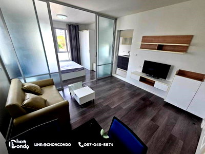 ขายคอนโด : DCondo ดีคอนโด ชั้น2 ตึกC  ----------ห้องมุม-----------Tel 097-049-5874 (Line: @choncondo มี@ด้วย)