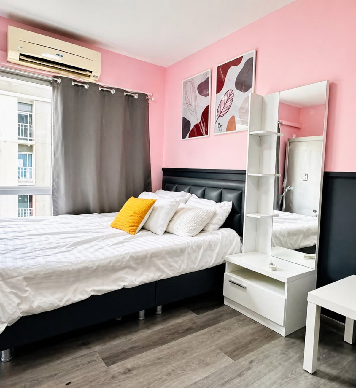 ขาย Plum Condo ลาดพร้าว 101 พร้อมเฟอร์ฯ + แอร์ เข้าอยู่ได้เลย ใกล้เดอะมอลล์บางกะปิ