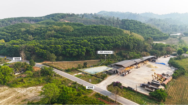 รูป ขายด่วน ที่ดินติดทางหลวง 1098 ท่าข้าวเปลือก แม่จัน เชียงราย 210 ตร.ว. รูปทรงถุงเงินถุงทอง - รูปที่ 4/19