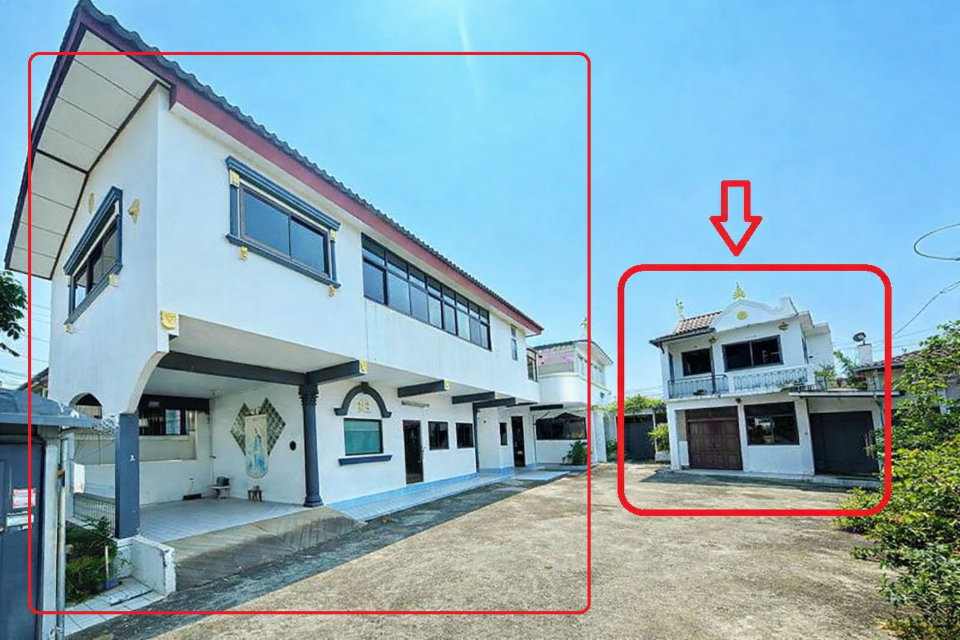 รูป บ้าน 4-5นอน 3 น้ำ พุทธมณฑลสาย 2 รพ.เกษมราษฏร์ บางแค 1.8กม. ใกล้วัดบุณยประดิษฐ์ 1 กม. 108 ตร.ว. 320 ตร.ม. บ้าน 2 ชั้น มีบ้าน 2 หลัง - รูปที่ 2/8