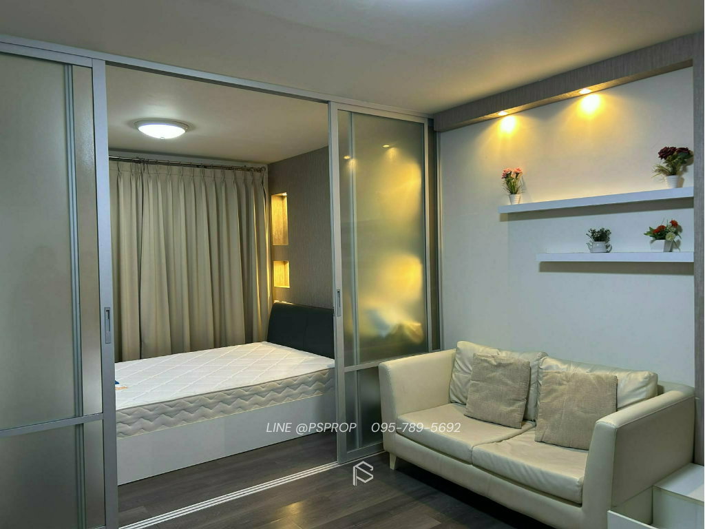 รูป คอนโดเช่าบางเเสน ใกล้ ม.บูรพา ห้องน่าอยู่ D Condo Campus  ✅ พร้อมเข้าอยู่ #CR0440 - รูปที่ 2/10