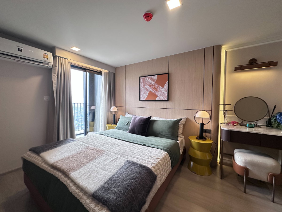 picture Life Phahon-Ladprao Vertiplex 1 Bedroom, high ceiling, special price from the project. - 4/11