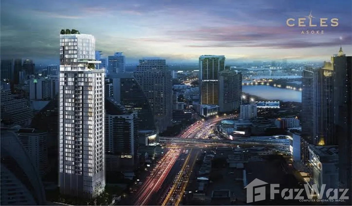 รูป คอนโดให้เช่า 1 ห้องนอน ในโครงการ เซอเลส อโศก 6210856 - รูปที่ 10/14