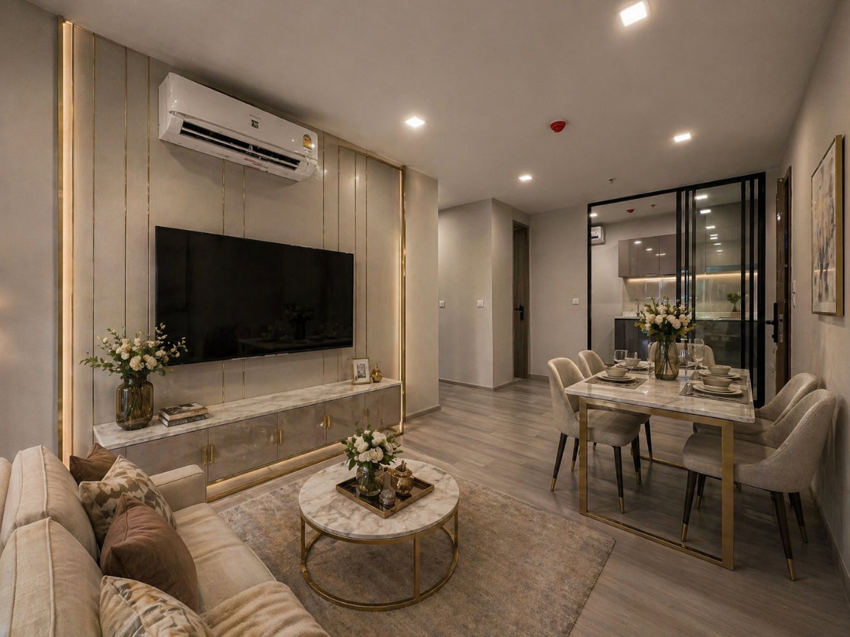Life Phahon-Lat Phrao, 2 bedrooms, large size, near school, next to the BTS, special price.