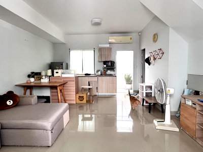 เช่าทาวน์โฮม สนามบินดอนเมือง : 🏠ให้เช่า Pleno ดอนเมือง-สรงประภา | บ้านสไตล์มินิมอลอบอุ่น+Pet Friendly