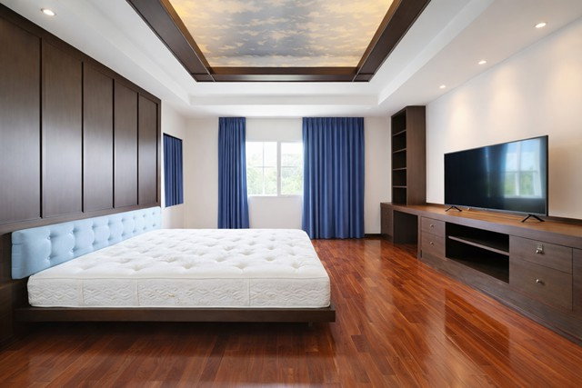 รูป ให้เช่า คฤหาสน์ 2ชั้น 2หลัง 6นอน MRTรามอินทรา ก.ม.6 1.95กม. วัชรพล 4น้ำ พร้อมสระว่ายน้ำ ตลาดถนอมมิตร บิ๊กซี สุขาภิบาล5 152ตร.วา - รูปที่ 3/8