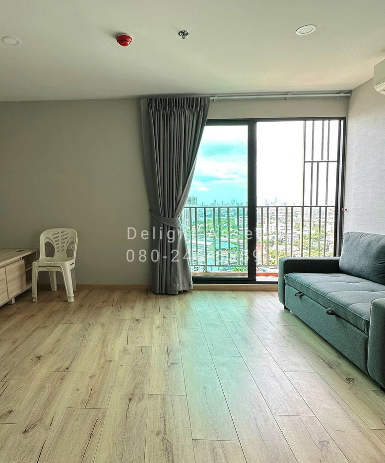 รูป ให้เช่า คอนโด Brix Condo จรัญสนิทวงศ์ 64! วิวแม่น้ำ!! แบบ 2 ห้องนอน ขนาด 52.2 ตรม ห้องริมติดระเบียง ติด รถไฟฟ้า MRT สิรินธร - รูปที่ 1/11