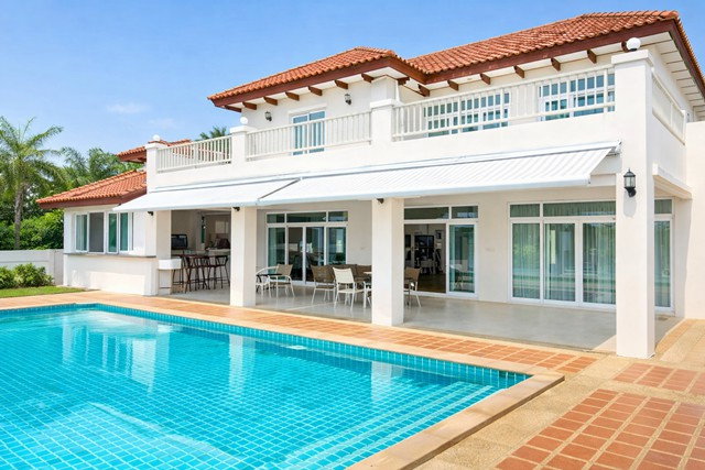 รูป ตลาดมหาชัย2.64 กม. Pool Villa เช่าใหญ่หรู 5-7นอน 2 ชั้น 7 น้ำ 304 ตร.ว. 1216 ตร.ม. เซ็นทรัล มหาชัย 4.2 กม Best Ocean Golf1.2กม. - รูปที่ 1/8