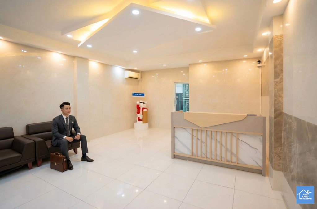 รูป โฮมออฟฟิศทันสมัยสำหรับขายใกล้สนามบินสุวรรณภูมิ! - รูปที่ 9/9