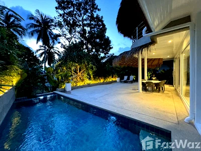 เช่าบ้านเดี่ยว เกาะสมุย สุราษฎร์ธานี : วิลล่าให้เช่า 4 ห้องนอน ในโครงการ ทองสัน เบย์ วิลล่าส์ 6210344