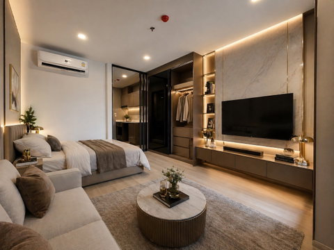 Life Phahon - Ladprao, studio, design your own room functions, starting at 3.9 million baht.