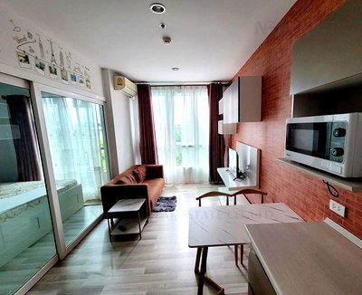 Condos for rent Wutthakat Road : For rent, The Key Sathorn-Ratchapruek, 1 bedroom, 4th floor, Building A, near BTS Wutthakat.