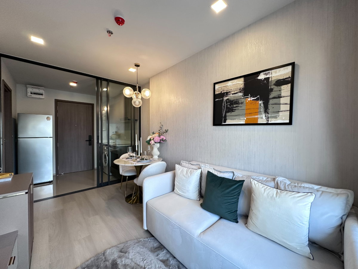 picture Life Phahon-Ladprao, 1 bedroom, full functions. Separate the room into sections. Special promotions from the project - 6/8