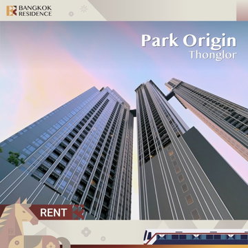 Rent Condo💎 Park Origin Thonglor, 3BR 72 sq.m. 80K High-floor unit, beautiful view 🌃 near BTS Thonglo 