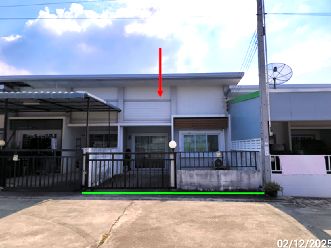 รูป ทาวน์เฮ้าส์ 25.5 ตร.วา นิคมพัฒนา ระยอง 1.4M - รูปที่ 4/10