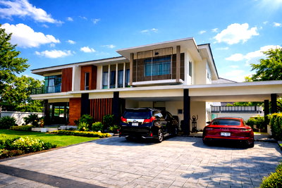 ขายบ้านเดี่ยว : ขายบ้านเฟอร์เฟค มาสเตอร์พีซ สุขุมวิท 77 ใน Private Zone ตกแต่งสไตล์ Modern Luxury พร้อมเข้าอยู่