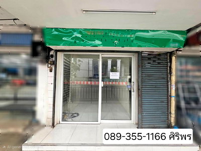 Retail spaces for rent Petchburi Road Bangkok : Room space 23sqm. on Rajavithi rd. opposite Rajavithi Hospital