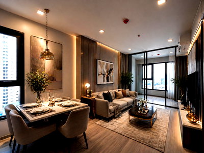 ขายคอนโด : ไลฟ์ พหล ลาดพร้าว 1 ห้องนอน 1 ห้องอเนกประสงค์ ปรับเปลี่ยนได้หลายแบบ