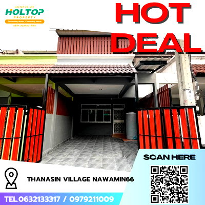 Townhouses for rent Prasert Manukit Road : #R9920 🎉 270469 House for Rent, Thanasin Village Nawamin 66 (Previous Code R9771)