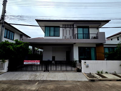 บ้านเดี่ยว นิคมสินสาคร : ขายบ้านเดี่ยว หมู่บ้านเดอะพราวไรส์ พระราม 2-พันท้ายนรสิงห์ (ถนน Main หลักของโครงการ)