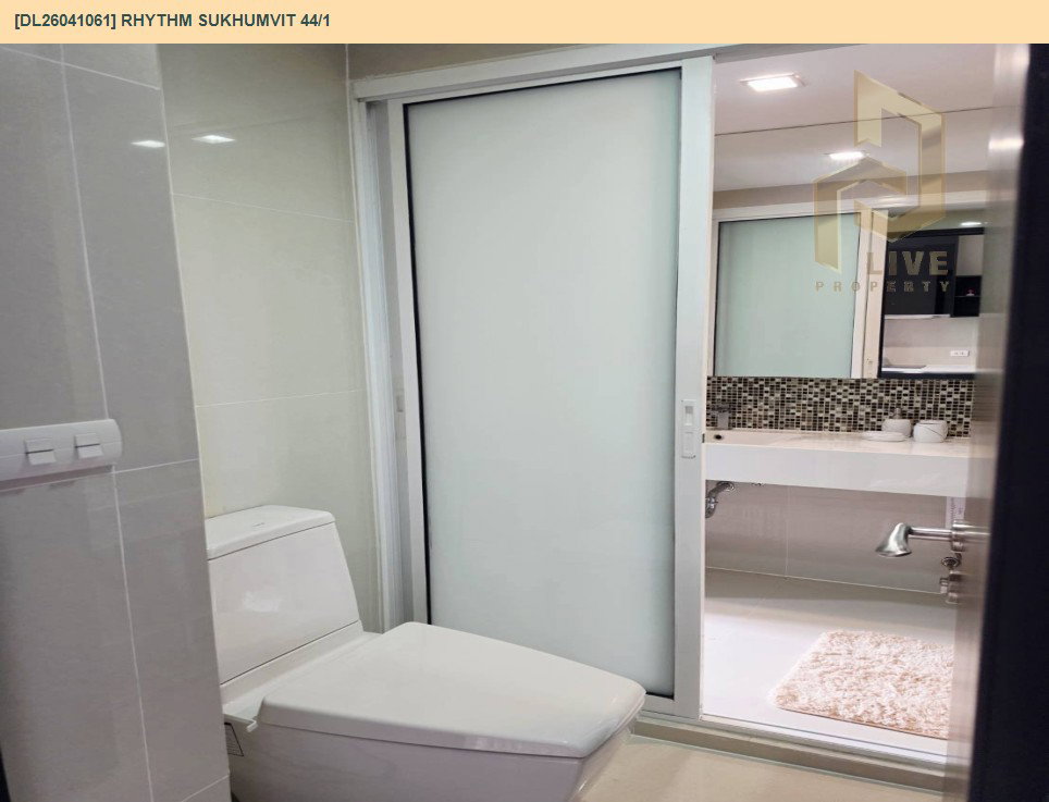 รูป DL26041061 ให้เช่าคอนโด ริทึ่ม สุขุมวิท 44/1 (Rhythm Sukhumvit 44/1) ใกล้ BTS พระโขนง พร้อมเข้าอยู่ โทรด่วน 0614453194 LineID @162cjixi - รูปที่ 7/7