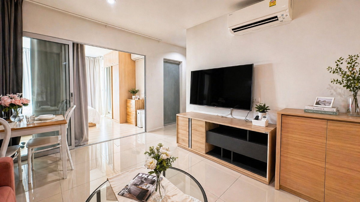 รูป 🍀🍀🍀Prime condo Location 🚆ให้เช่า📍แอสปาย สุขุมวิท 48 (Line:@rent2022) BTSพระโขนง พร้อมเข้าอยู่ ✨ A11220 - รูปที่ 5/15