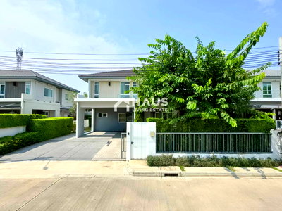 บ้านเดี่ยว นนทบุรี : 🚨 สเปคหายาก! วิวสวนไซส์บิ๊ก ที่จอดรถลึกสะใจ (สภาพใหม่ 100%) 🔥 ขายบ้านเดี่ยว มัณฑนา ราชพฤกษ์ - นครอินทร์ 🔥 / 4 ห้องนอน #HRP2070