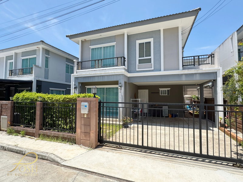 บ้านแฝดให้เช่า : ภัสสร เกาะแก้ว โดย พฤกษา ให้เช่าบ้านแฝดสไตล์บ้านเดี่ยว 3 ห้องนอน มาพร้อมเฟอร์นิเจอร์พร้อมเข้าอยู่ ใกล้โรงเรียนนานาชาติบริติช