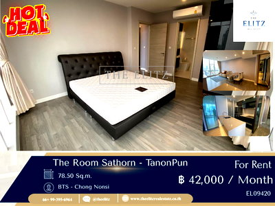 เช่าคอนโด BTS เซนต์หลุยส์ : ✨ โอเอซิสใจกลางเมือง The Room สาทร-ถนนปั้น คอนโดหรู บรรยากาศเงียบสงบ เป็นส่วนตัว 🌿