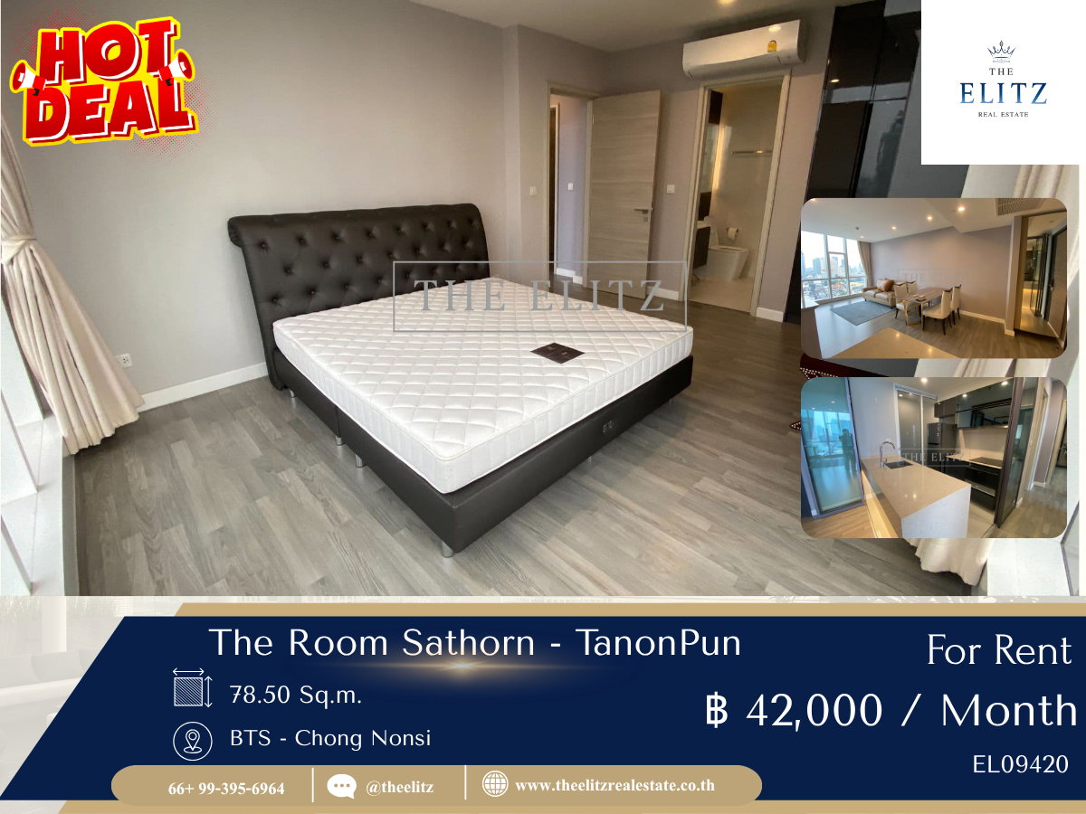 รูป ✨ โอเอซิสใจกลางเมือง The Room สาทร-ถนนปั้น คอนโดหรู บรรยากาศเงียบสงบ เป็นส่วนตัว 🌿 - รูปที่ 1/31