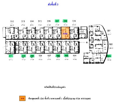 Condos for sale : CONDO 47.04 Sq.m. Sam Roi Yot Prachaubkirikhan for 2.3M
