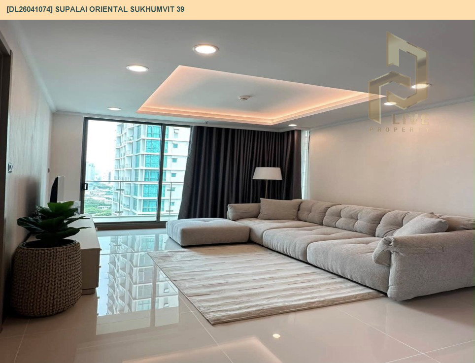 รูป DL26041074 ให้เช่าคอนโด ศุภาลัย โอเรียนทัล สุขุมวิท 39 (Supalai Oriental Sukhumvit 39) ใกล้ BTS พร้อมพงษ์ พร้อมเข้าอยู่ โทรด่วน 0800343450 LineID @655ebbvc - รูปที่ 3/17