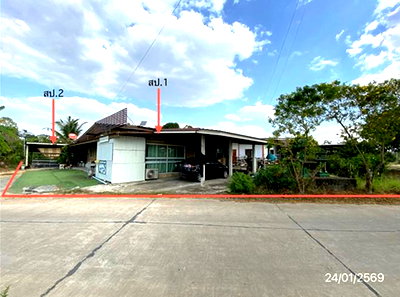 บ้านเดี่ยว ชลบุรี : บ้านเดี่ยว 240 ตร.วา พนัสนิคม ชลบุรี 4.6M