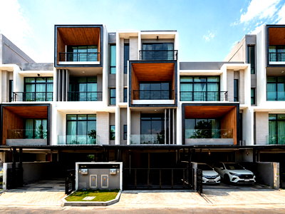 Townhouses for rent Bangkok : For rent Nirvana Define Srinakarin-Rama9 68k/month