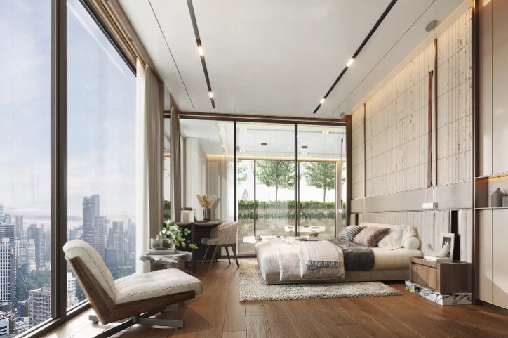 รูป Experience Panoramic City Views from a Rare Duplex Penthouse at ROMM Convent - รูปที่ 4/5