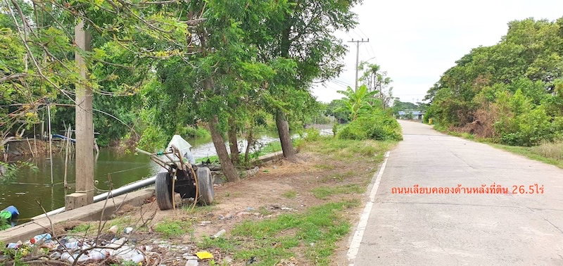 รูป ขายที่ดินติดถนนบางบัวทอง-สุพรรณบุรี ทล.340 เนื้อที่ 26.5ไร่  - รูปที่ 7/10