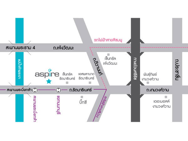 รูป ให้เช่าคอนโด Aspire รัตนาธิเบศร์1 ชั้น 12 A พร้อมเฟอร์นิเจอร์และเครื่องใช้ไฟฟ้าครบ ใกล้รถไฟฟ้า MRT สายสีม่วง แยกนนทบุรี 1 - รูปที่ 7/7