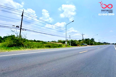 ขายที่ดิน : ขายที่ดินถมแล้ว 14-2-80 ไร่ ติดถนน 3183 วัดสิงห์–อุทัยธานี ชัยนาท ติดคลองขุนแก้ว