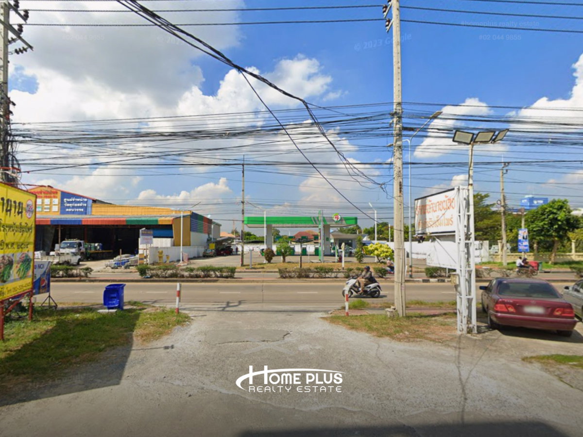 รูป ที่ดินเปล่า ถนนเลี่ยงเมืองปากเกร็ด จ.นนทบุรี ใกล้สนามกอล์ฟชลประทาน - รูปที่ 5/7